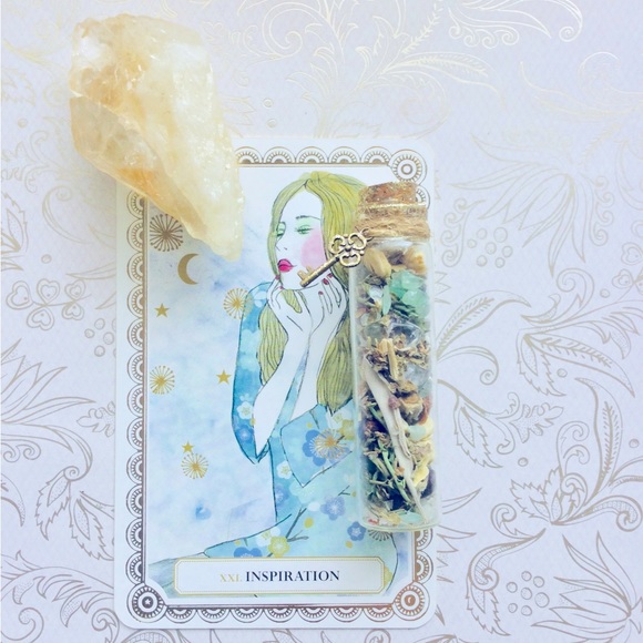 ⭐️SOLD⭐️ Key to Money & Success 8/8 Lion’s Gate Charged Spell Jar W/ Citrine - Picture 2 of 3